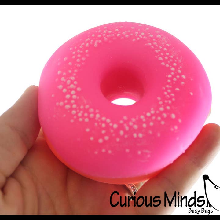 Curious Minds Toys - Wholesale Squishy Toy - Kids & Baby - 1 Donut Nee Doh Soft Squeeze Stress Ball