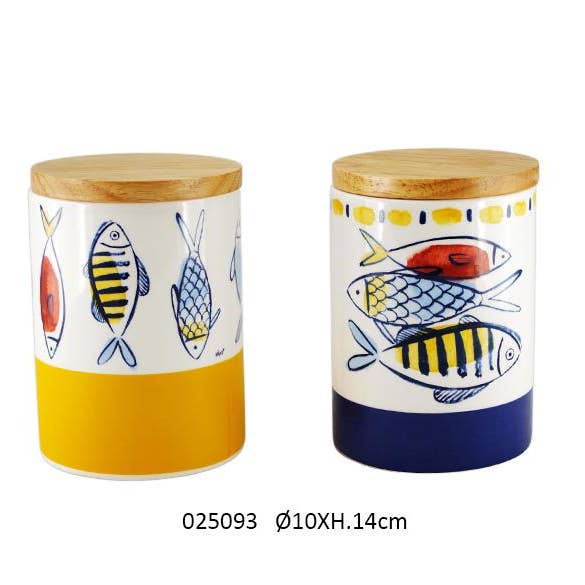 Pot Gm 'Al Mare' Ø10 X H. 14 cm / 2 Ass voor wholesale door Faye