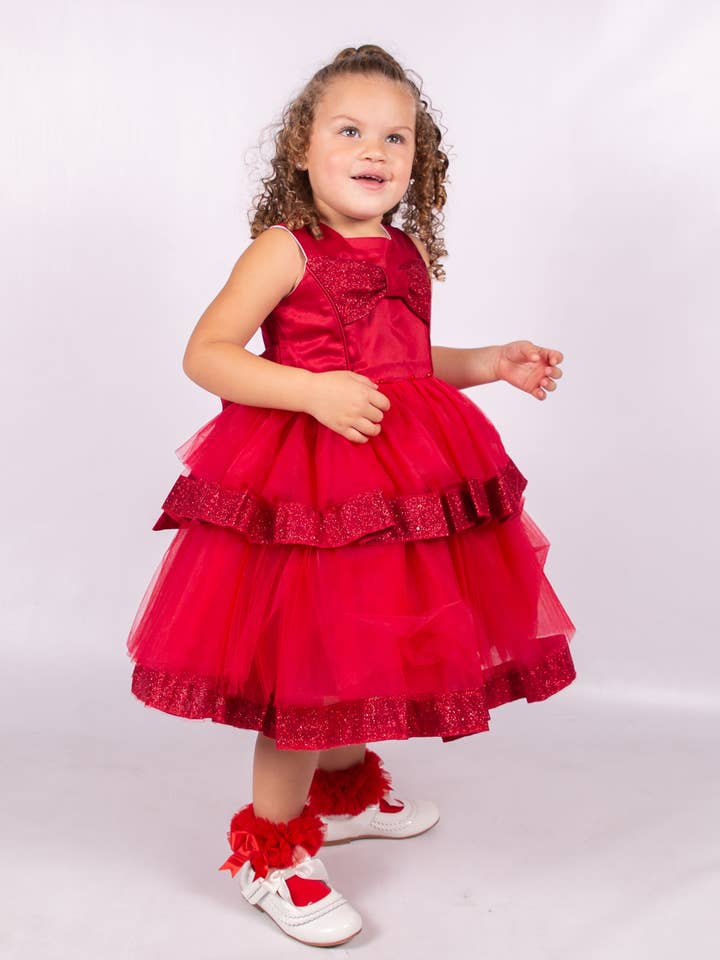 BEAU KiD - Vendita all'ingrosso Vestito - Bambini - Abito tutu rosso per bambini per la stagione invernale 982051