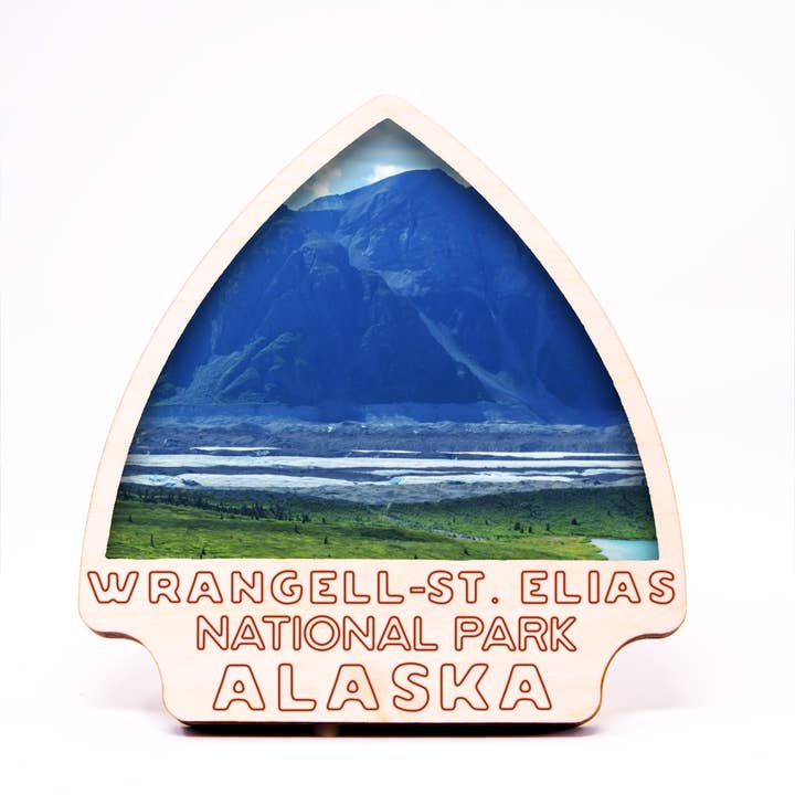 Wrangell - St. Elias National Park Photo Frame for wholesale by National Park Obsessed LLC