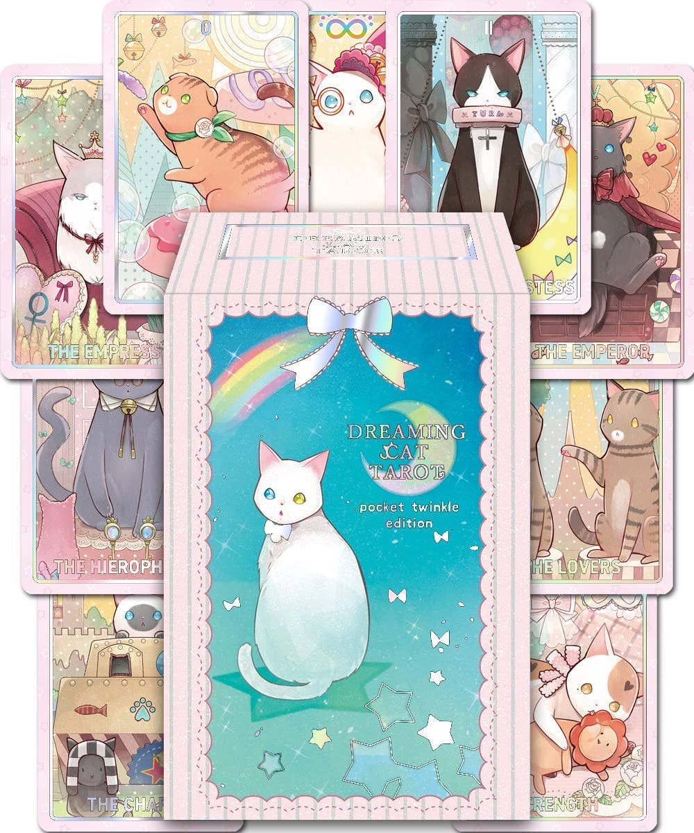 Luna factory – wholesale Tarot cards – Dreaming Cat Tarot Pocket Twincle Edition0