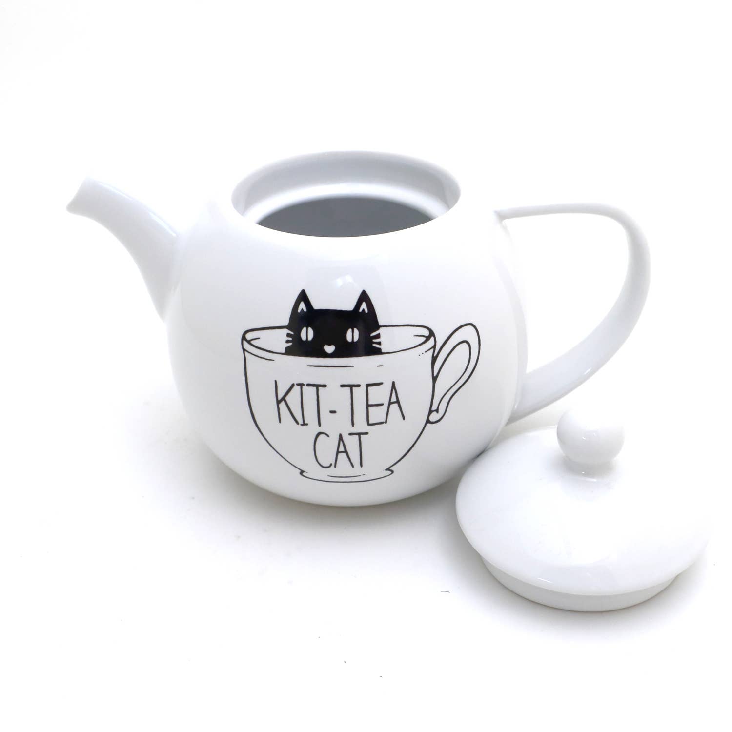 Lenny Mud - Wholesale Tea Pot - Kit-Tea-Cat Teapot, small ceramic cat teapot for cat lover2