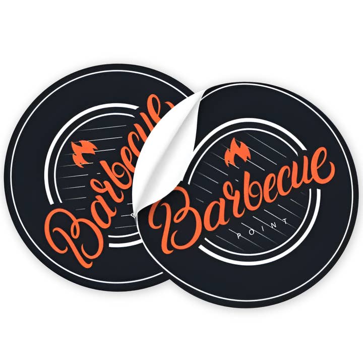 Custom Circle Stickers Personalized Waterproof Vinyl Label for wholesale by Sticker Bull