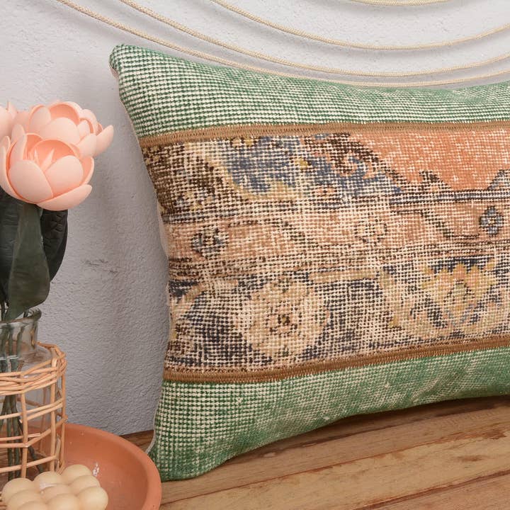 Turkish Kilim Bohemian Lumbar Pillow for Sofa/Couch for wholesale by Kilim Pillow Decors