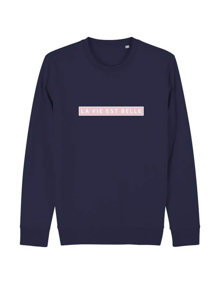 Kvinders voksen sweatshirt - Livet er smukt for engroshandel hos Koloris