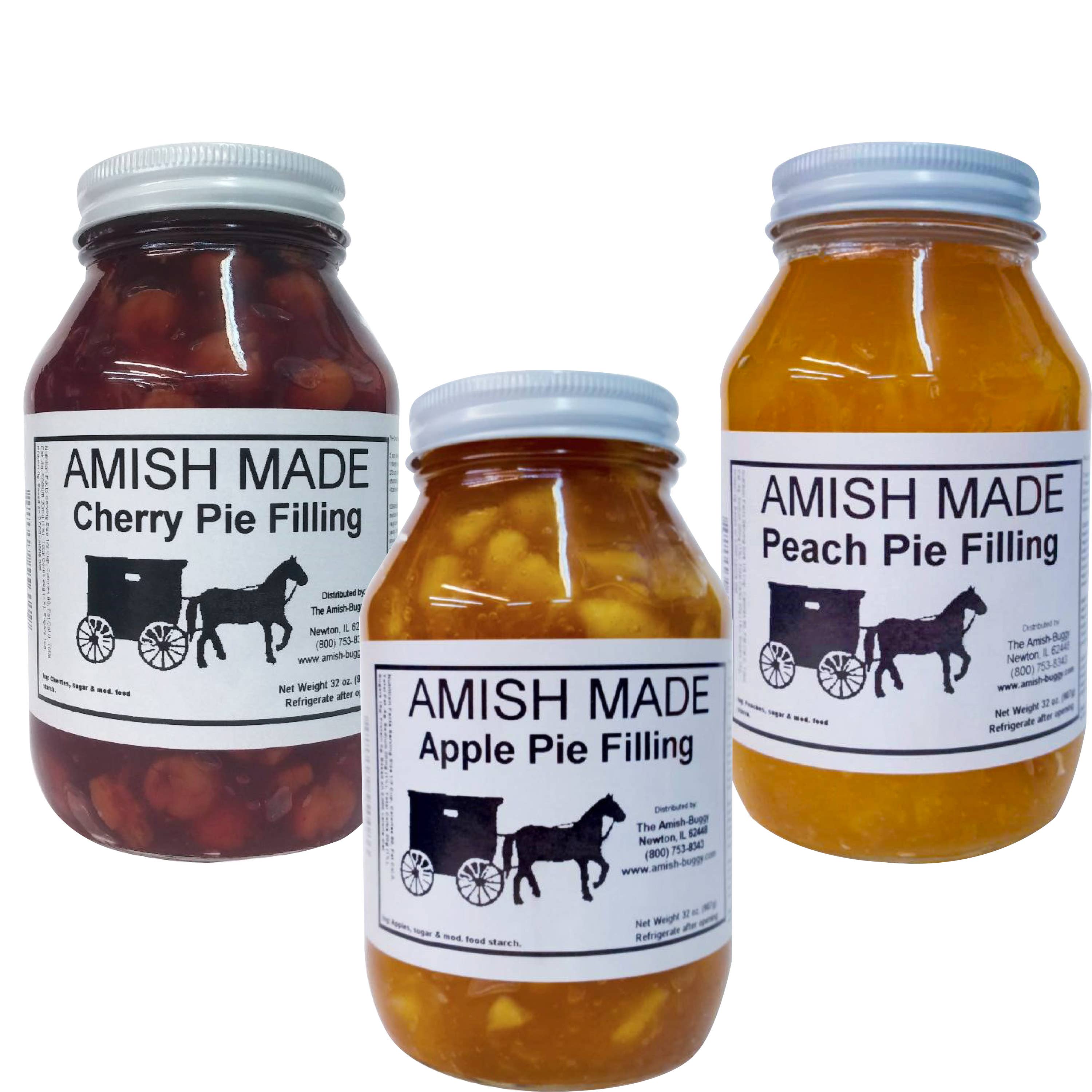 Arndt's Fudgery LLC - Wholesale Jam/Jelly - Amish Pie Filling - 32 Oz Jar6
