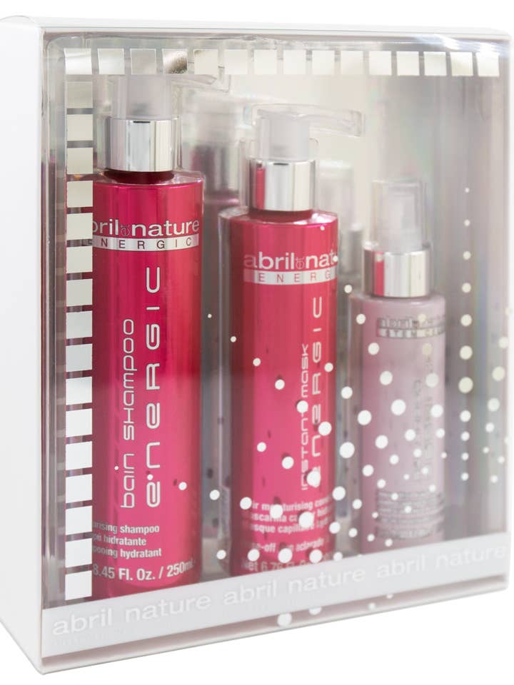 Energic Haarpflegeset – Anti-Frizz und Feuchtigkeitspflege für den Großhandel von abril et nature