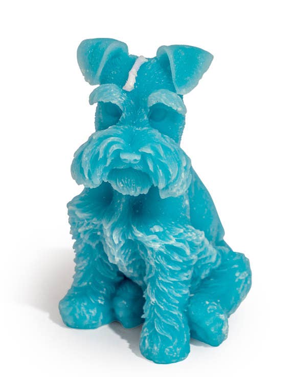 McGowan & Rutherford Ltd - Wholesale Novelty Candle - Light Blue Minature Schnauzer Candle0