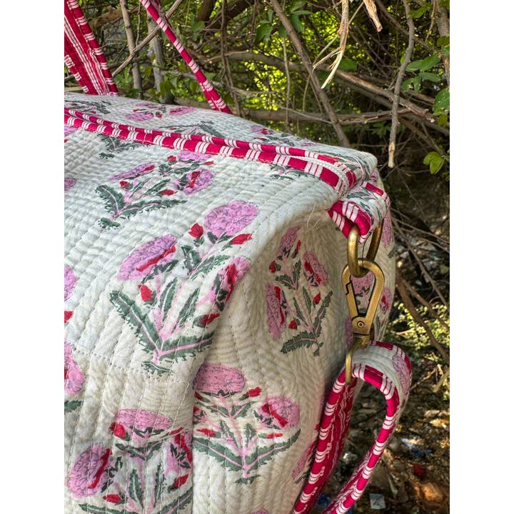 Bhawana Handicrafts - Wholesale Weekender Bag - Women's - Beautiful Cotton Bag Large Quilted Duffle Bag Shopping Bags4