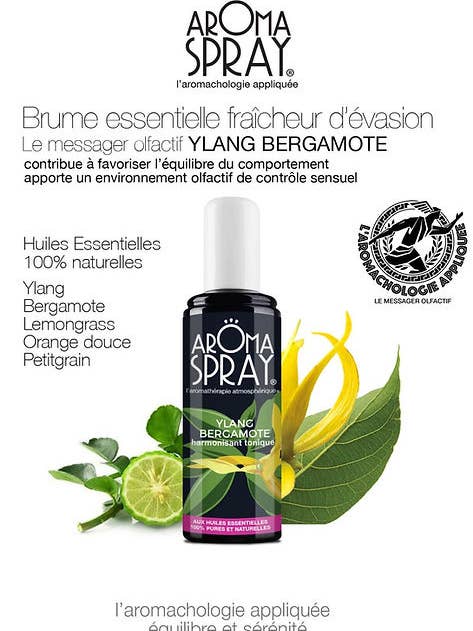 Aromaspray Ylang Bergamotte für den Großhandel von Saint Côme