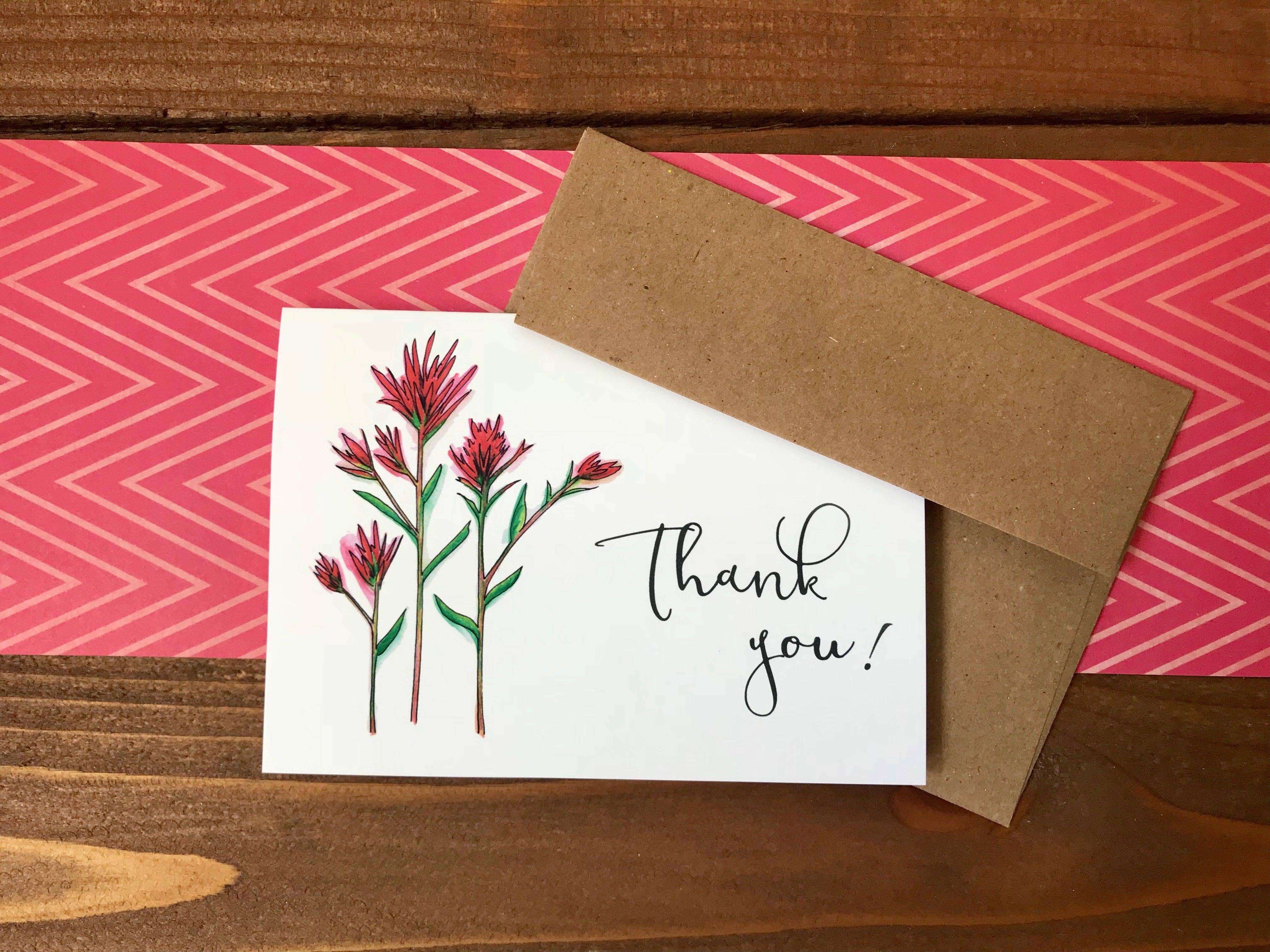 Whimsicals Paperie - Wholesale Stationery/Notecard Set - Assorted Thank You Cards | Boxed Set of 8 Thank You Notes6