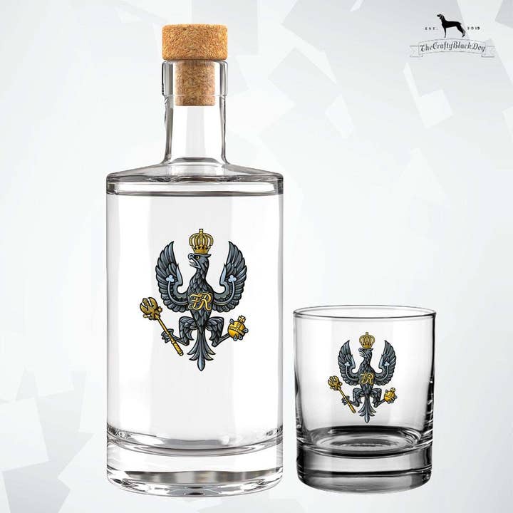King's Royal Hussars - Fill Your Own Spirit Bottle for wholesale by Thecraftyblackdog
