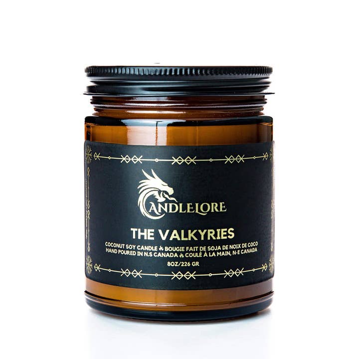 Candlelore - Wholesale Jar/Filled Candle - Valkyries Viking Mythology Candle
