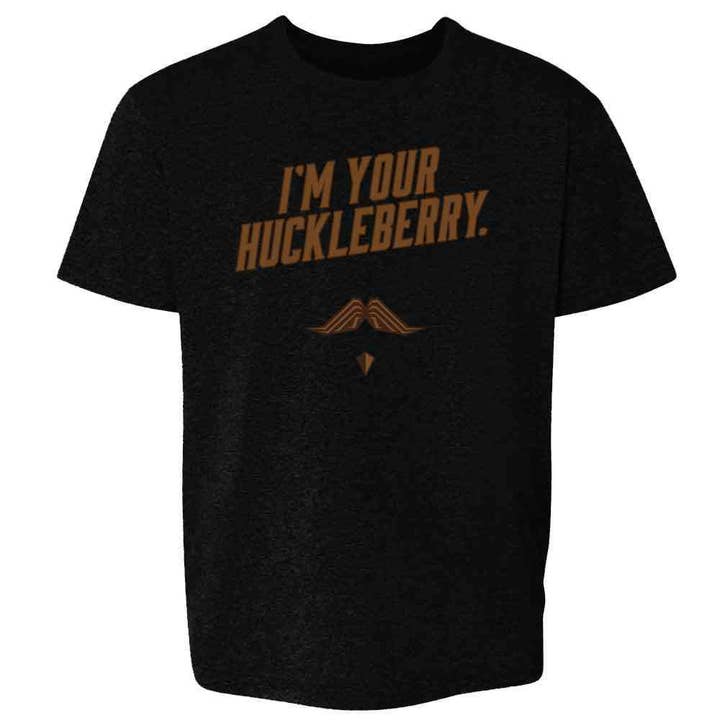 Pop Threads – wholesale Screen-printed t-shirt – Kids – Im Your Huckleberry Western Quote Funny Vintage Kids & Youth Tee