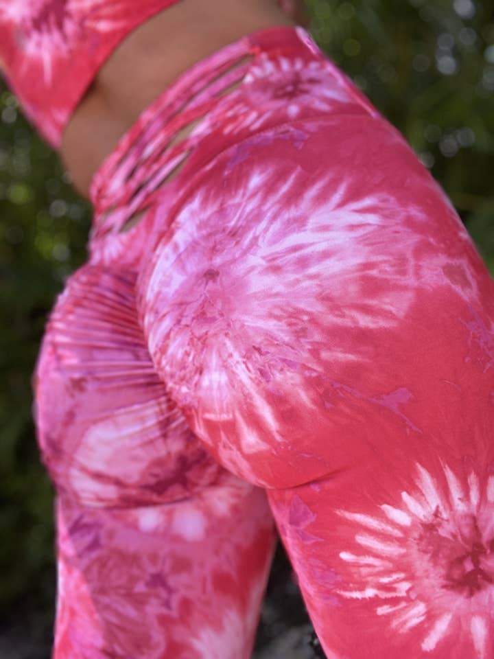 Bliss Tie Dye Berry pour la vente par Abs2B Fitness Apparel