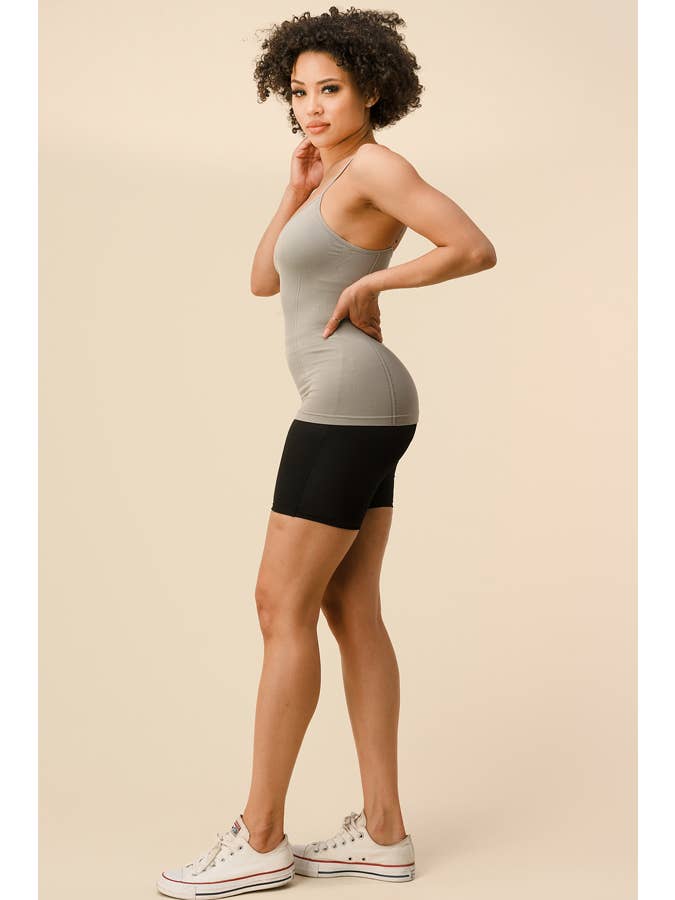 Amerikan Basics - Wholesale Camisole - Women's - Shelf Bra Seamless Camisole 11