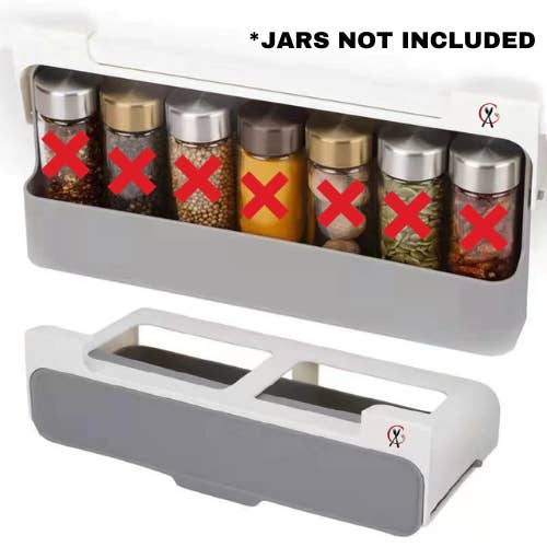 AccessCuisine - Wholesale Spice Rack - Under Shelf Spice Rack Pull Out Organizer with 3M Tape4