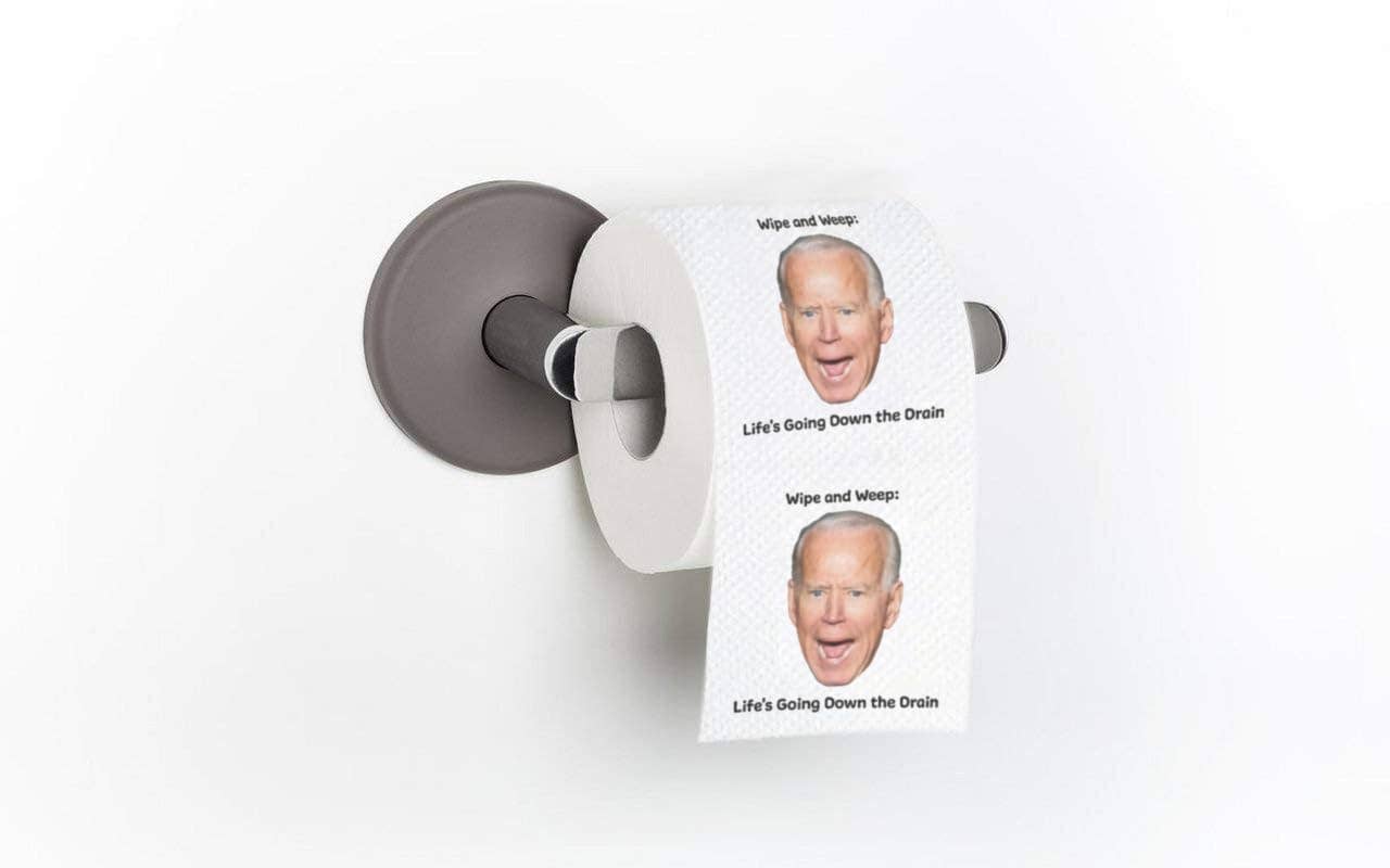 Lemonsoda - Wholesale Toilet Paper - Funny Toilet Paper (Joe Biden, Wipe and Weep, Man - 2 Pack2