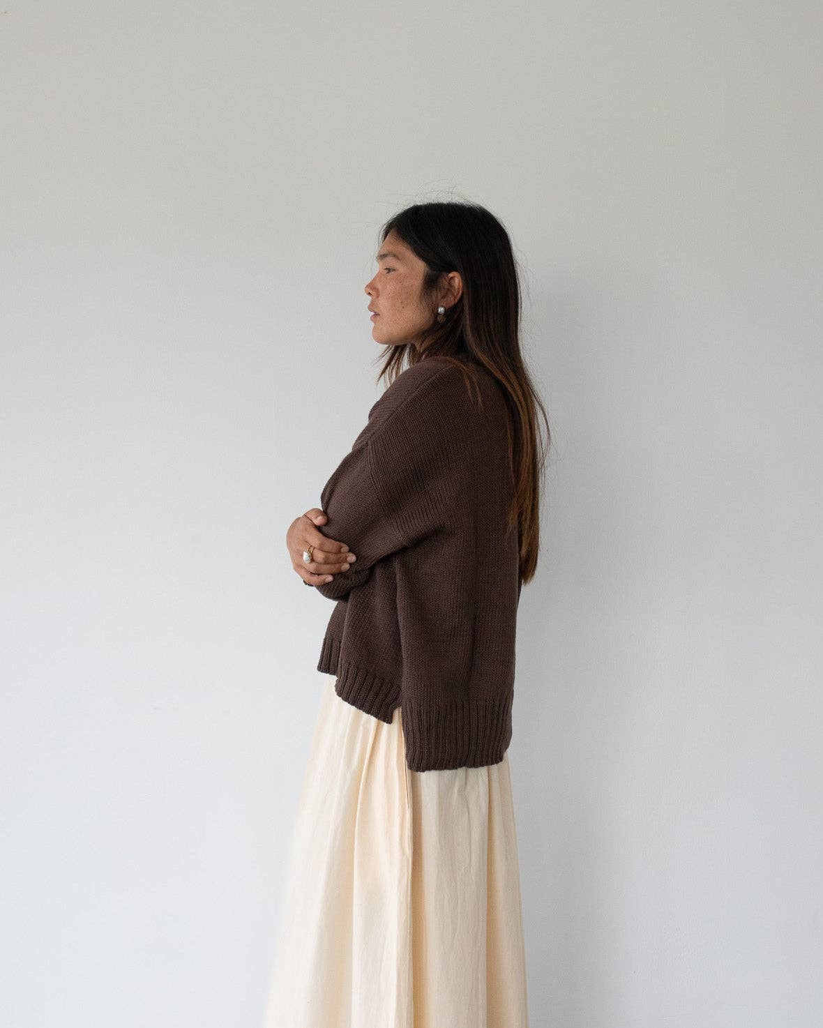 Honest Cotton - Vente Pull en maille – femme - Le Crop Knit2