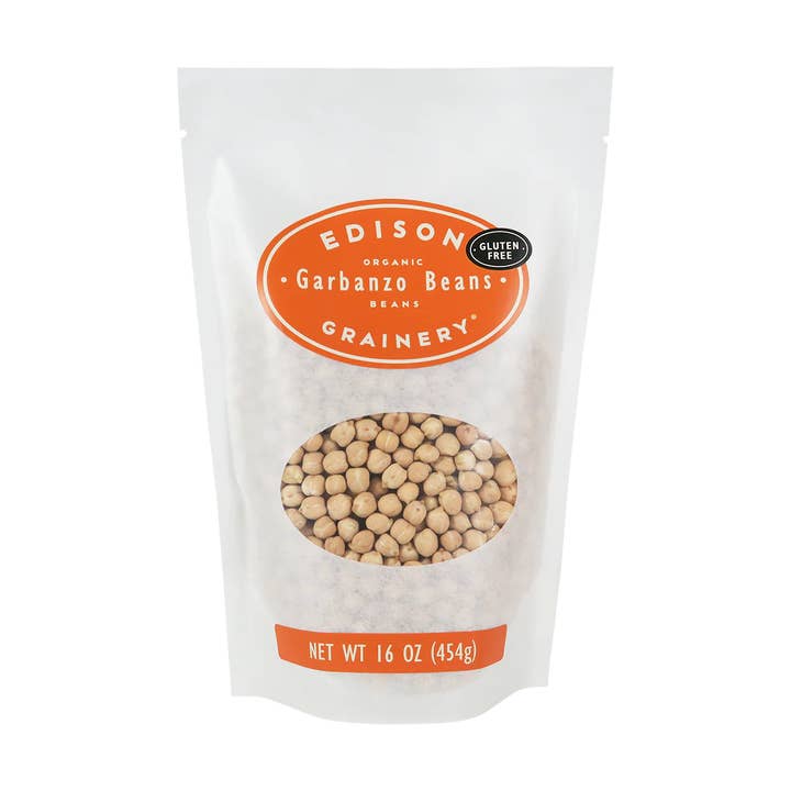 Edison Grainery Organic Garbanzo Beans 16 oz for wholesale by Edison Grainery