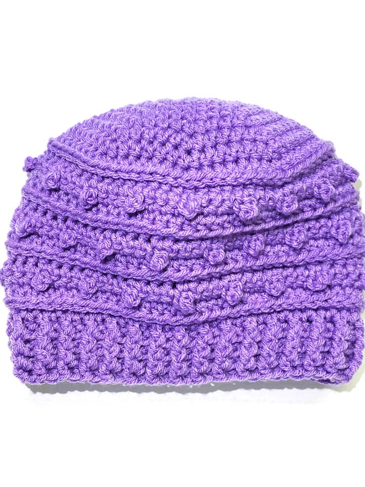 Gorro Picot para Adulto Amatista para venta al por mayor de Cuddle Me Close Crochet