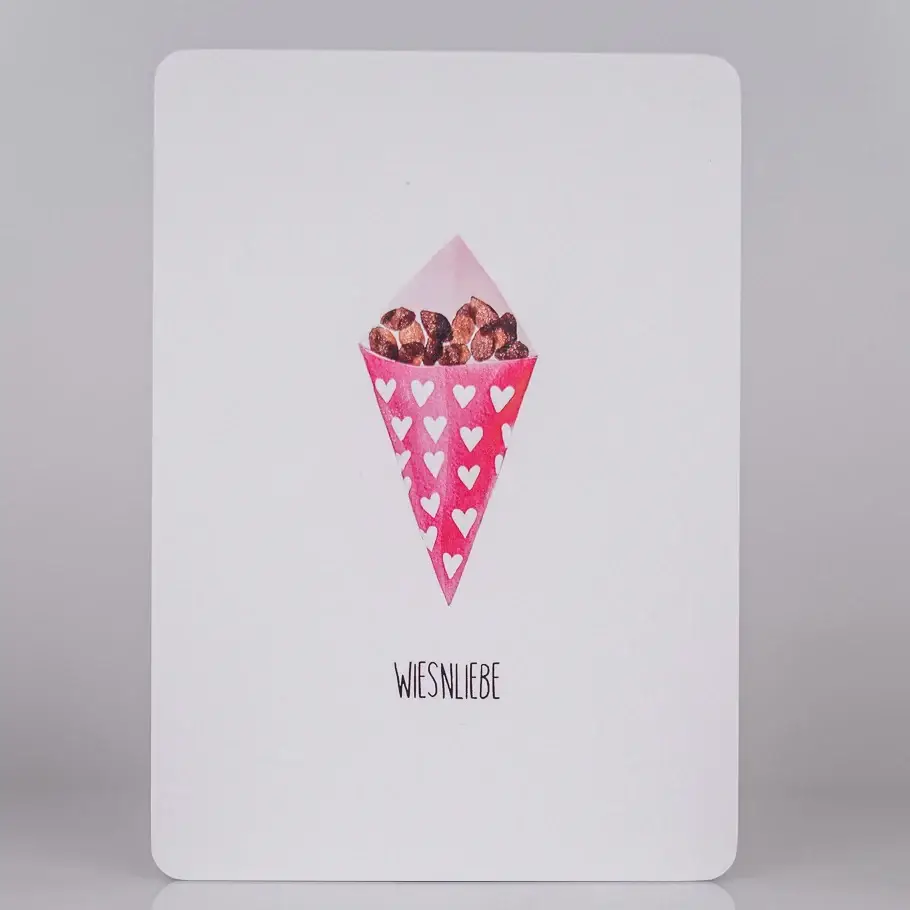 One in a Melon - Wholesale Postcard - Mandeln Wiesnliebe1