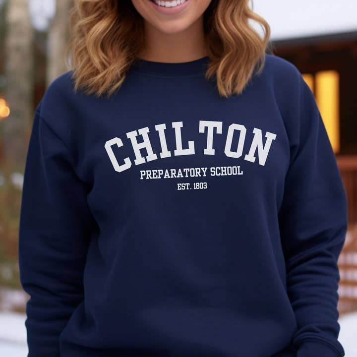 Dragonfly Merch Co - Wholesale Graphic Sweatshirt - Unisex - Chilton Preparatory Gilmore Girls Sweatshirt5