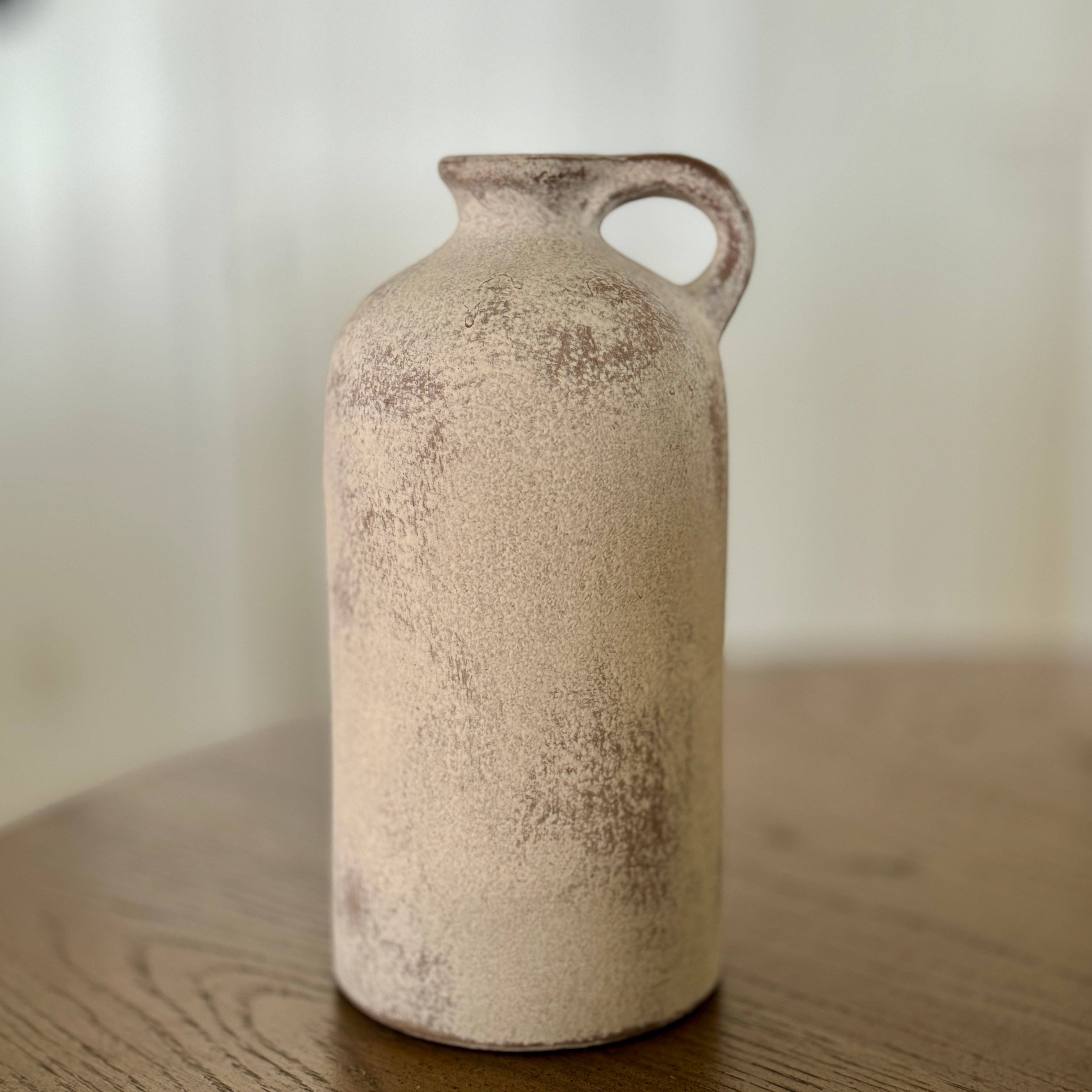 Collins Painting & Design - Wholesale Vase - CA-5280 - Large White Single Handle Vase1