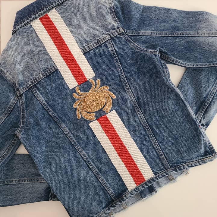 DJ DK1122-CRABWhite/ RED/GOLD for wholesale by Tiana Designs