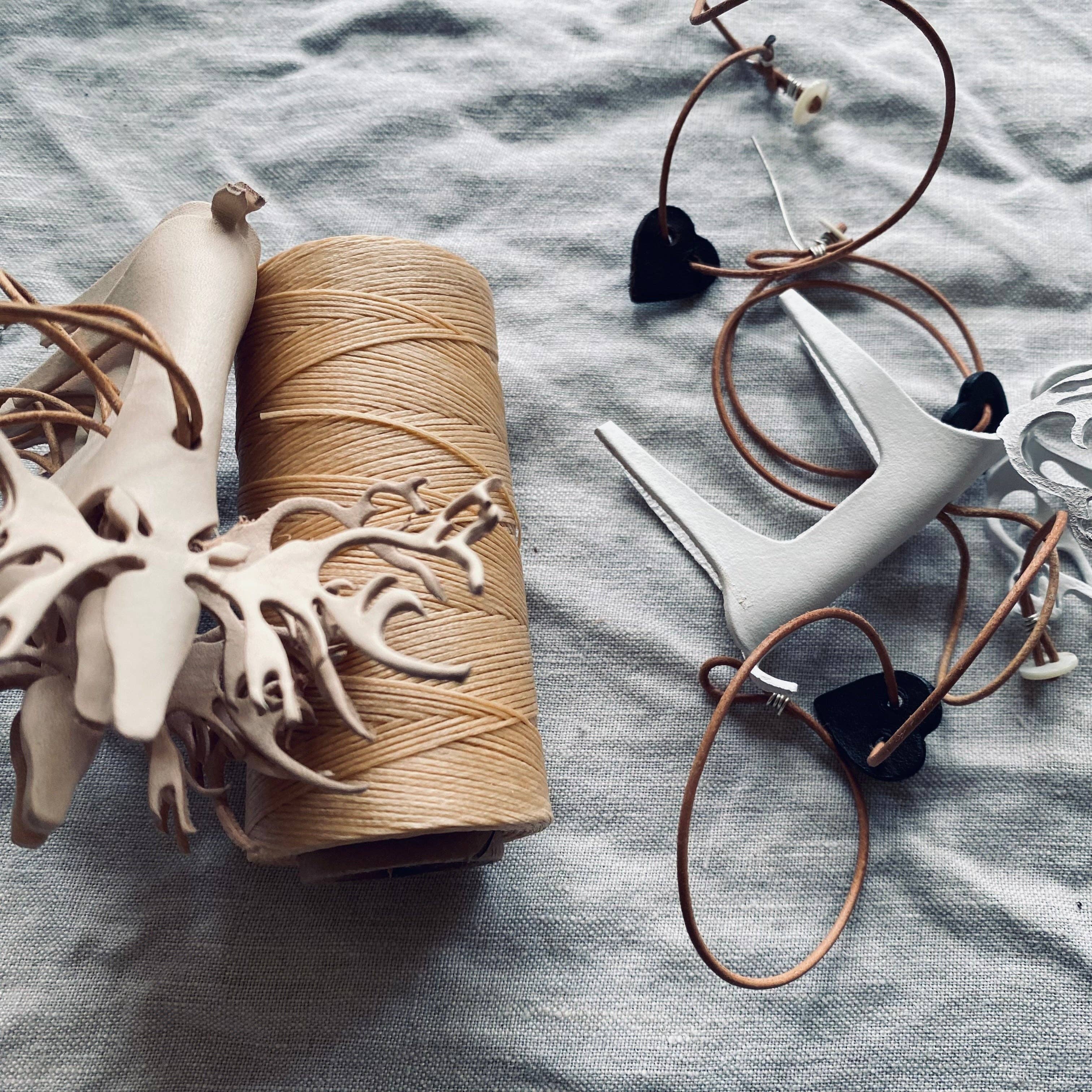 The Merchant Studio – wholesale Ornament – Leather Reindeer Ornament6