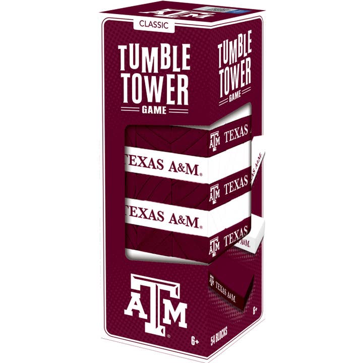 Masterpieces Puzzles - Wholesale Stacking Game - Texas A&M Aggies Tumble Tower