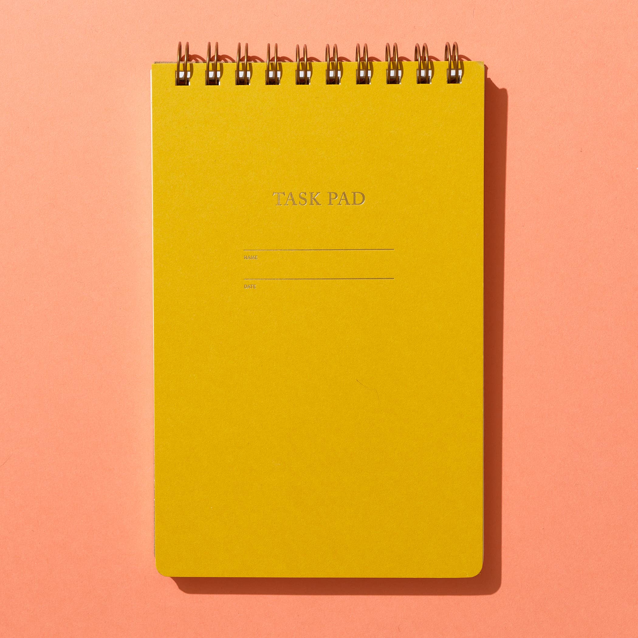 Shorthand Press - Wholesale Notebook - Task Pad Notebook - Mustard1