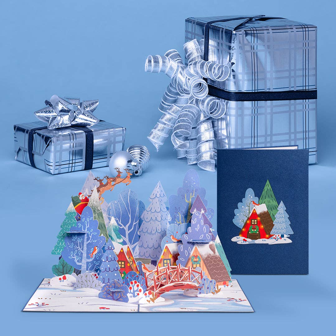 Paper Love - Wholesale Christmas Card - Magical Town Christmas Pop Up Card6