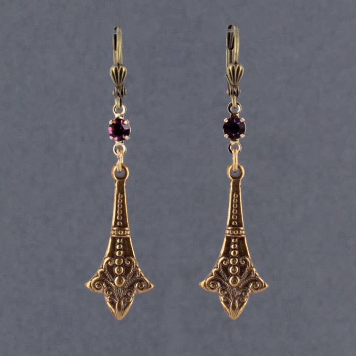 Sadie Green's Jewelry - Wholesale Dangle Earrings - Art Nouveau Earring 632-STM