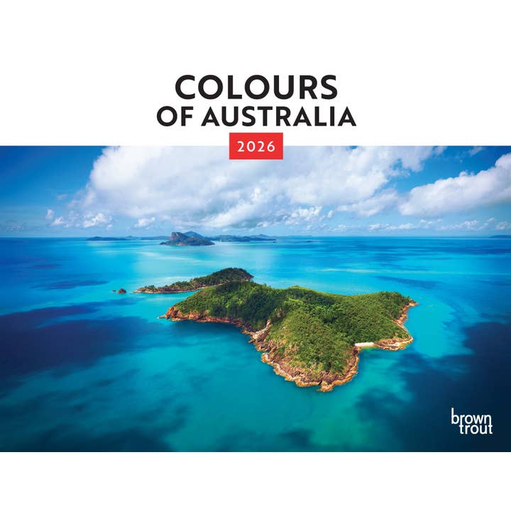 Colours of Australia | 2026 Landscape Wall Calendar x 50 for wholesale by BrownTrout Publishers