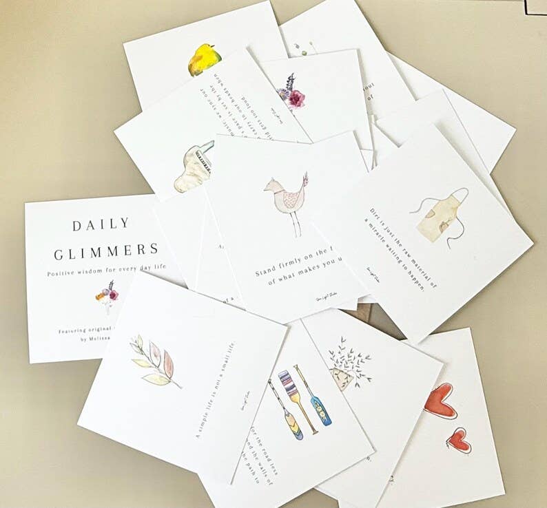 One Light Studio - Wholesale Love Card - Daily Glimmers: 4x4 Cards, set of 252