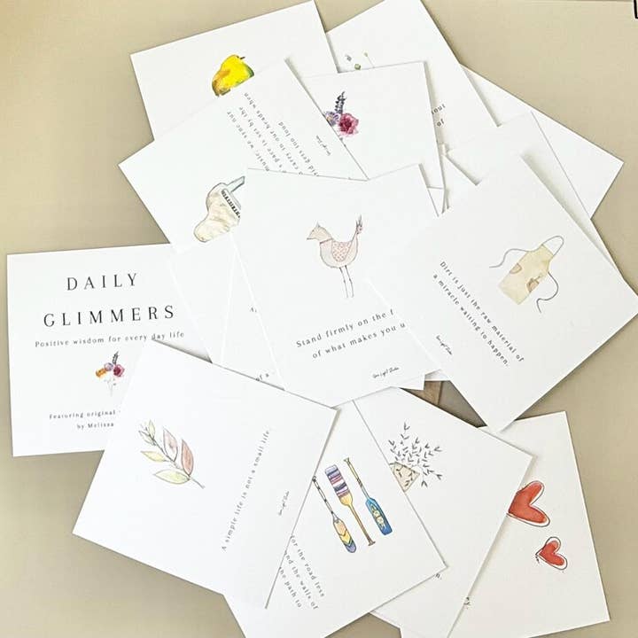 One Light Studio - Wholesale Love Card - Daily Glimmers: 4x4 Cards, set of 252