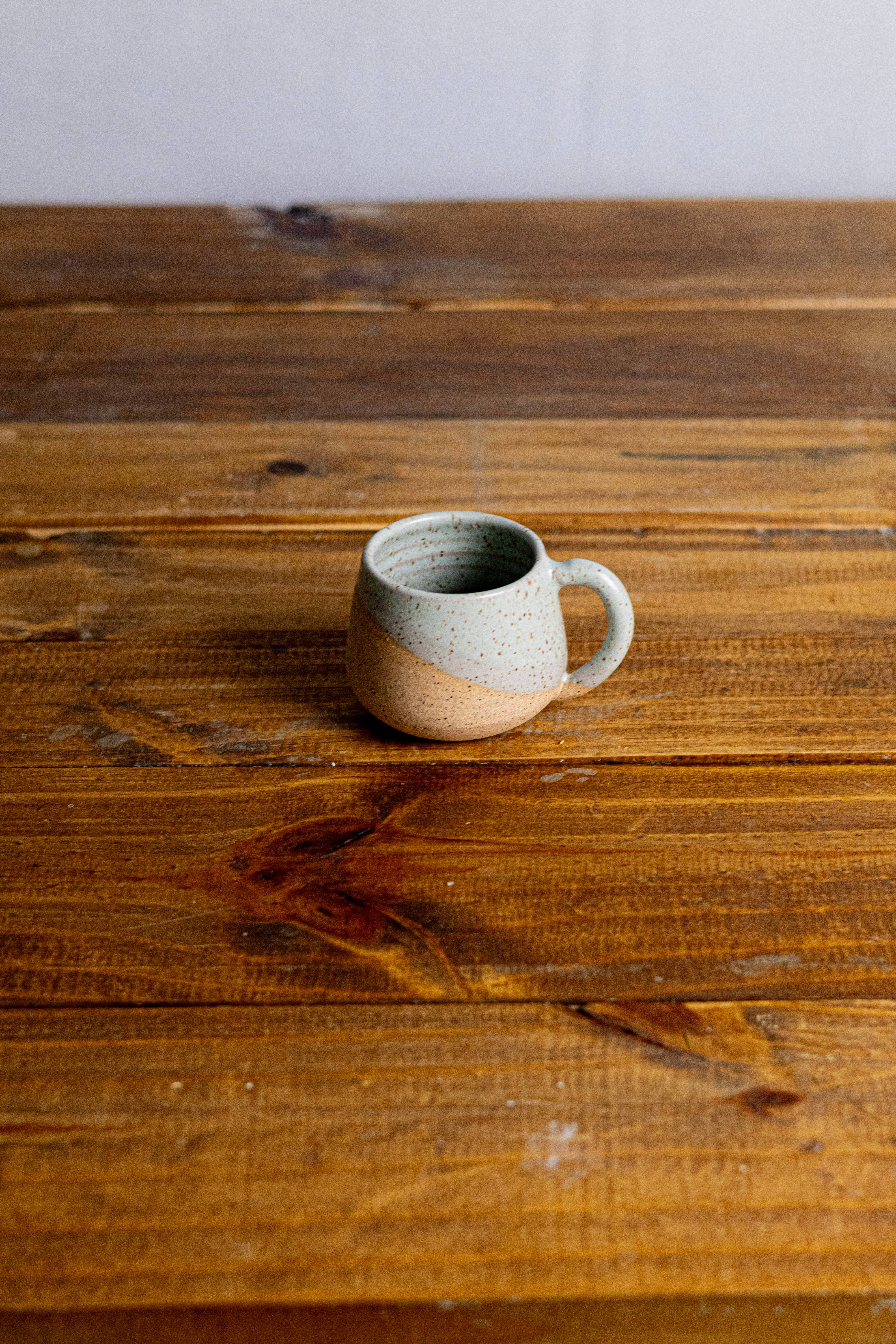 Hands On Ceramics - Wholesale Coffee Mug - Handmade Espresso Mug/Tea Cup with handle- 4 ounces3