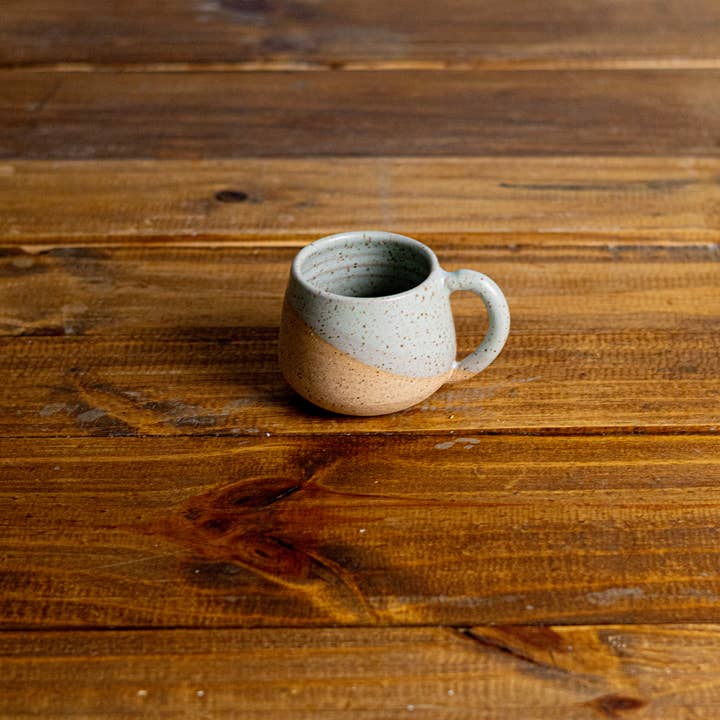Hands On Ceramics - Wholesale Coffee Mug - Handmade Espresso Mug/Tea Cup with handle- 4 ounces6