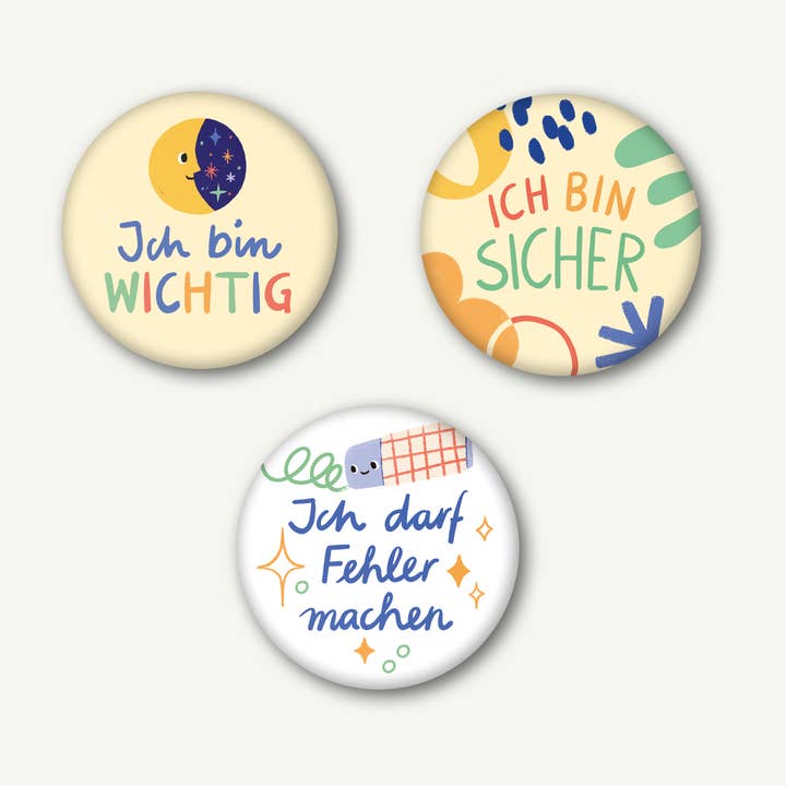VIERUNDFÜNFZIG - Wholesale Magnet - Magnet affirmation I can learn anything 37 mm3