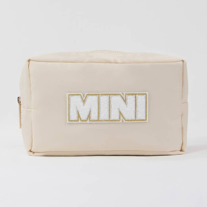 Reisetasche aus Nylon - Mini Elfenbein für den Großhandel von LĒ·LĀ·LŌ