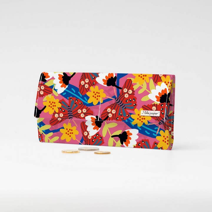 MARIPOSA Tyvek® Pappwallet XL/Clutch portemonnee voor wholesale door I Like Paper