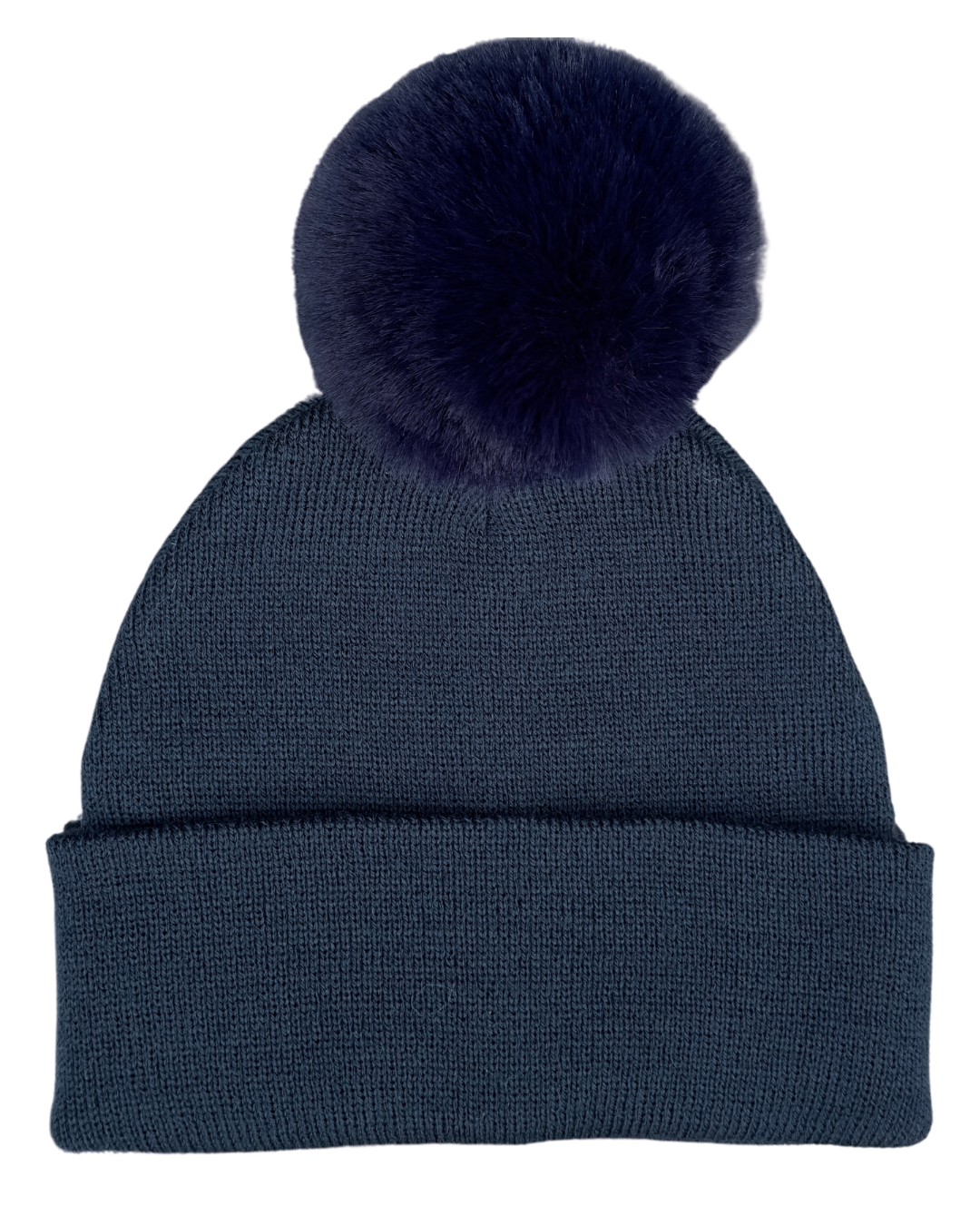 Himmelberg Baby - Wholesale Beanie - Kids - Single Pom Pom Baby/Kid's Navy Beanie Hat, 0 to 8 Years7