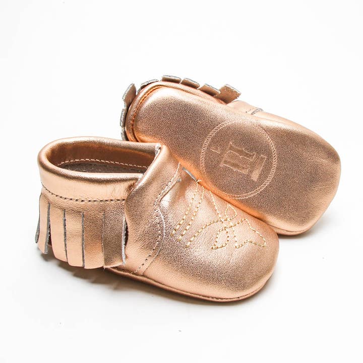 Ranch Raised ® - Wholesale Booties - Baby - Boot Mocc-Rose Gold3