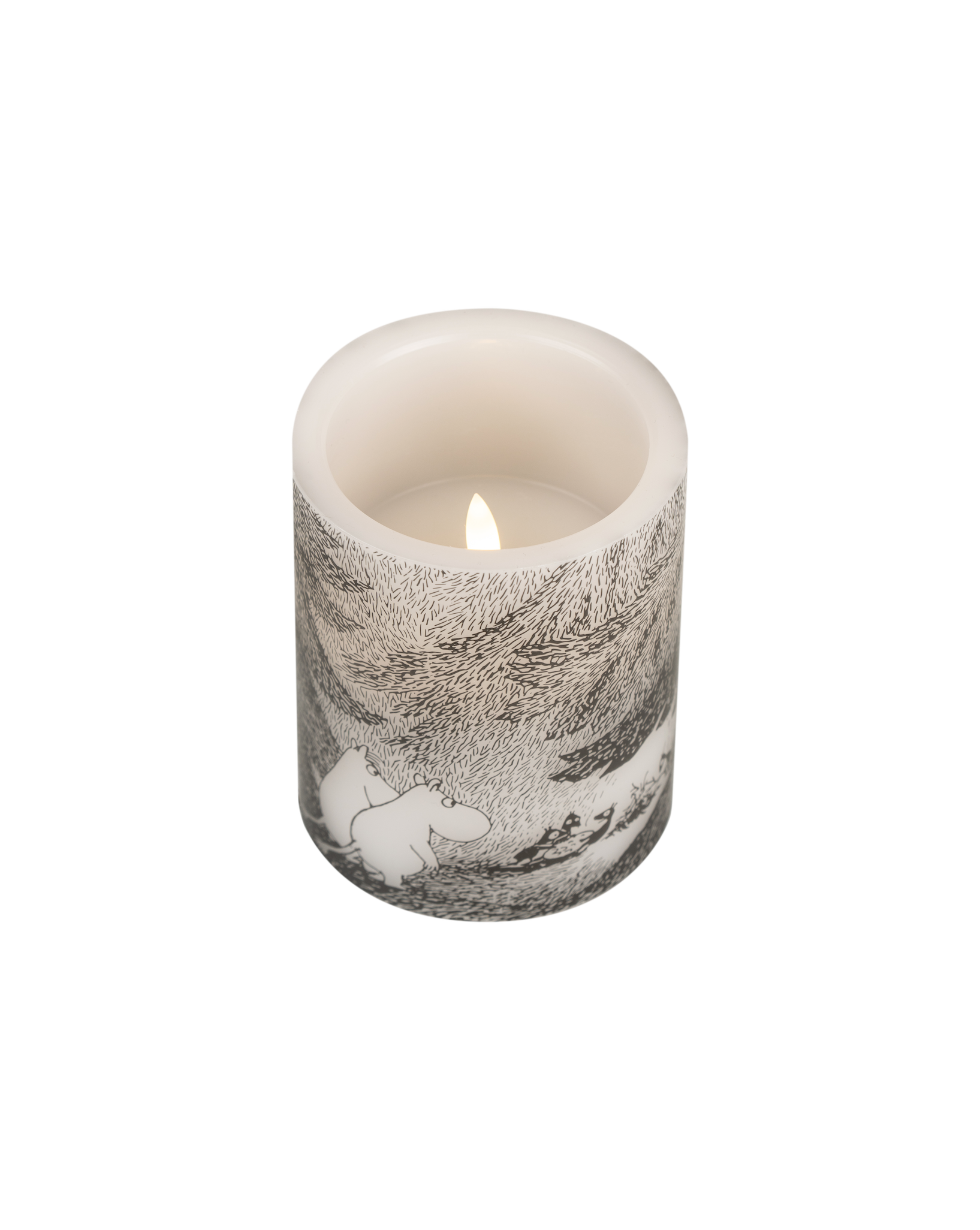 Treacle George (Muurla) – wholesale Flameless candle – MOOMIN | Christmas | LED Candle | Under the Trees | 12.5cm3