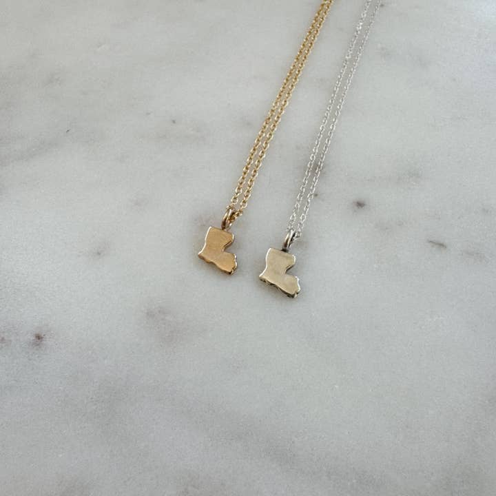 Mimosa Handcrafted - Wholesale Individual Charm/Pendant - LOUISIANA STATE PENDANT14