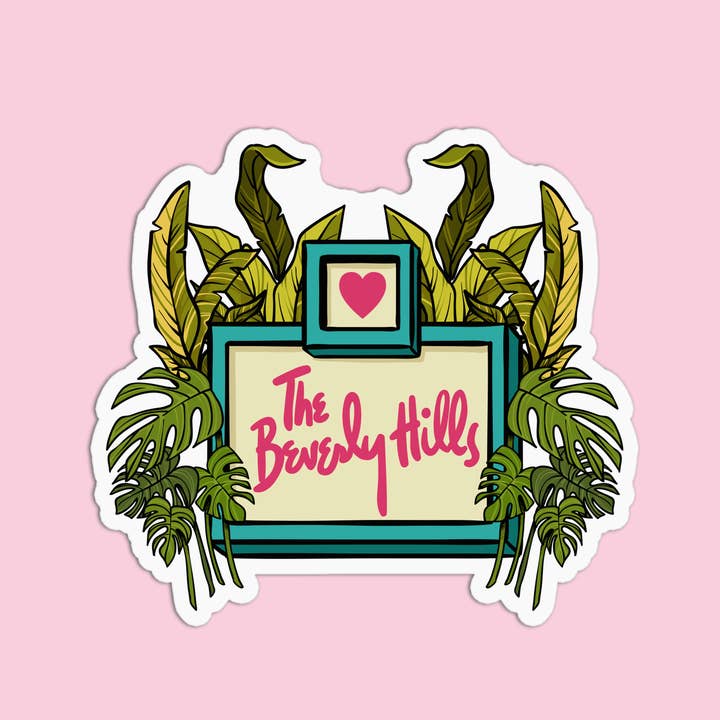 Girls Printing House - Wholesale Sticker - Beverly Hills 2 Textured Vinyl Waterproof Stickers1
