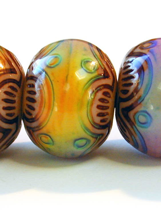 Mirage Beads (Polymer)- Chinese Lantern for wholesale by Tika