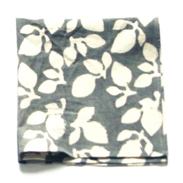 Tovagliolo da cena in cotone con stampa a blocchi per la vendita all'ingrosso da parte di Rustic Loom