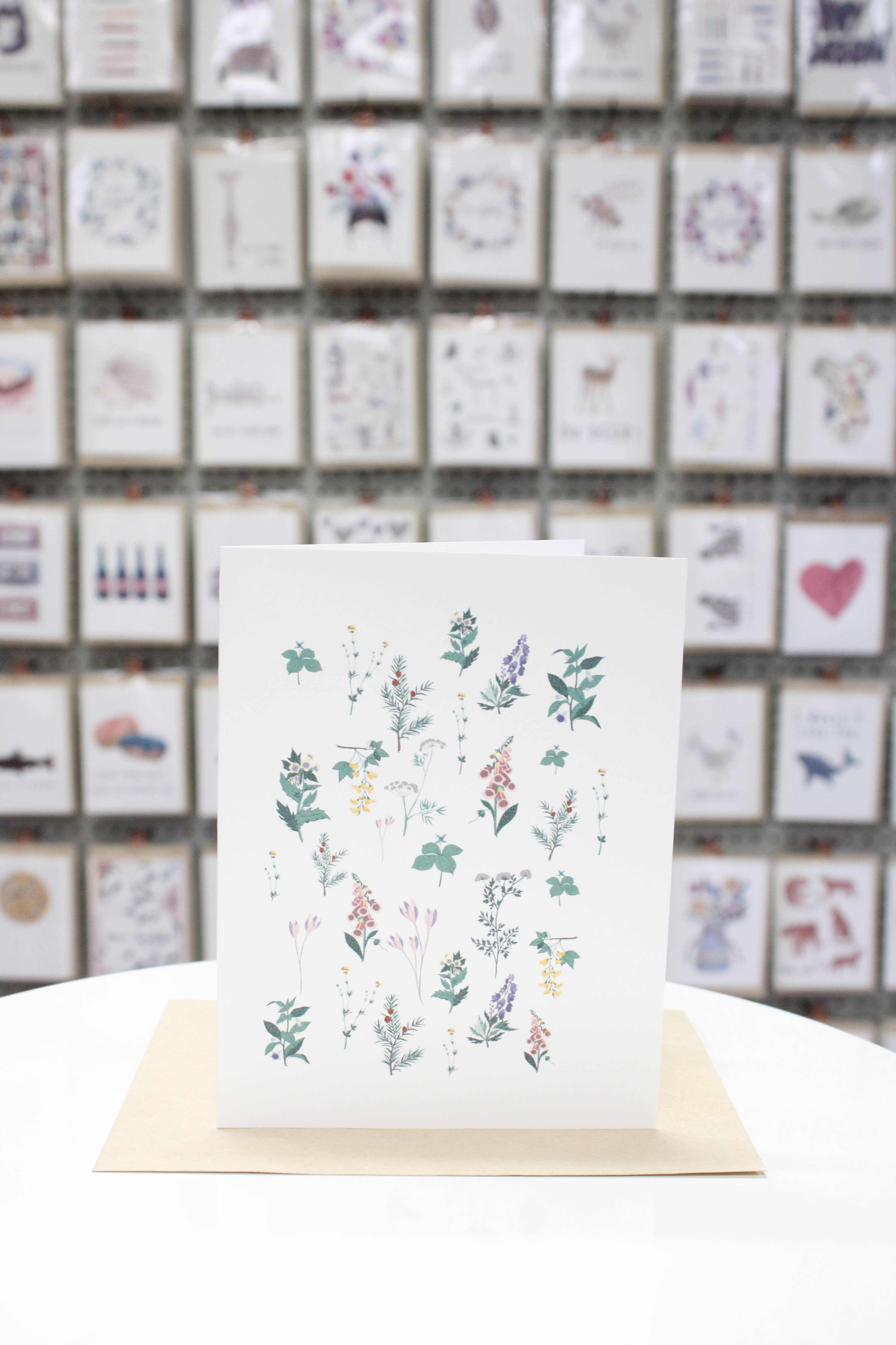 Covered With Art - Vente Carte de vœux classique - Carte sur les plantes toxiques0